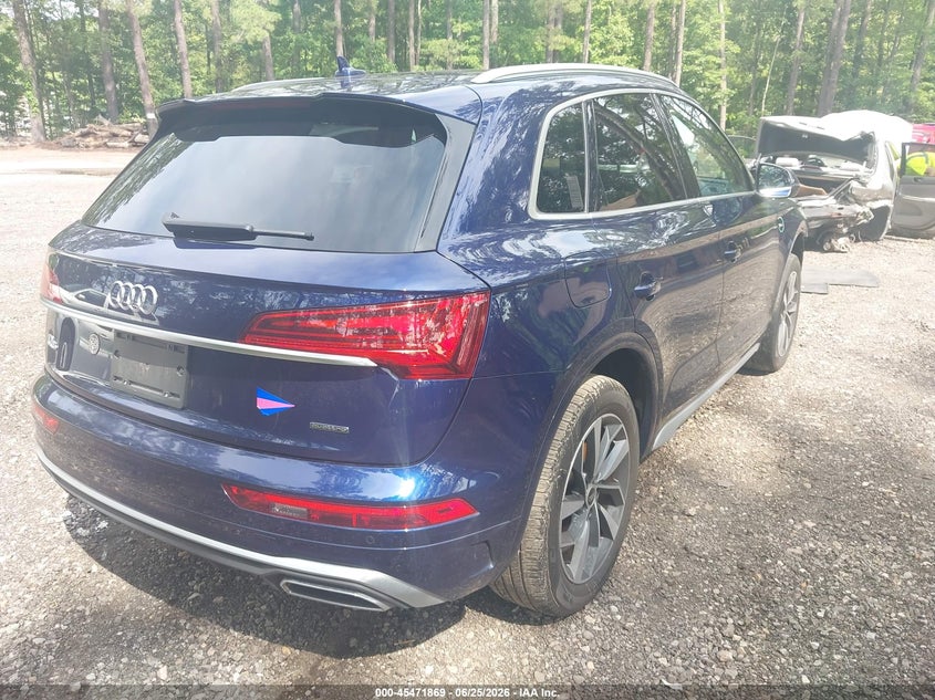2022 Audi Q5 VIN WA1GAAFY7N2049071 IAAI salvage auction — FRONT END, Salvage (Virginia), sold $11,300 on 2026-08-01 (photo 4)