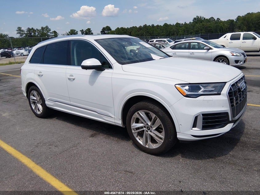 2022 Audi Q7 VIN WA1LXBF79ND018709 IAAI salvage auction — LEFT SIDE, Salvage Title, sold $16,200 on 2026-07-29 (photo 1)