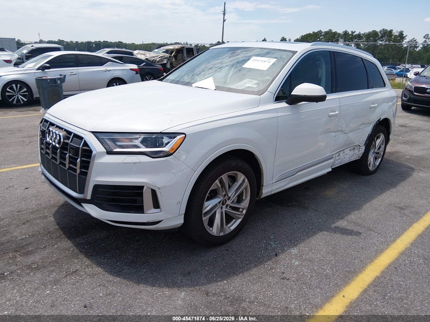 2022 Audi Q7 VIN WA1LXBF79ND018709 IAAI salvage auction — LEFT SIDE, Salvage Title, sold $16,200 on 2026-07-29 (photo 2)