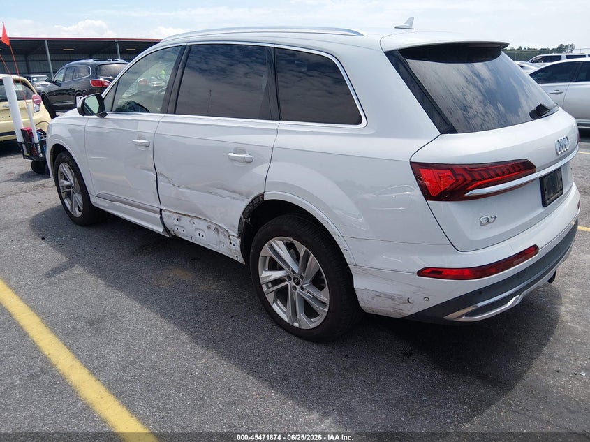2022 Audi Q7 VIN WA1LXBF79ND018709 IAAI salvage auction — LEFT SIDE, Salvage Title, sold $16,200 on 2026-07-29 (photo 3)