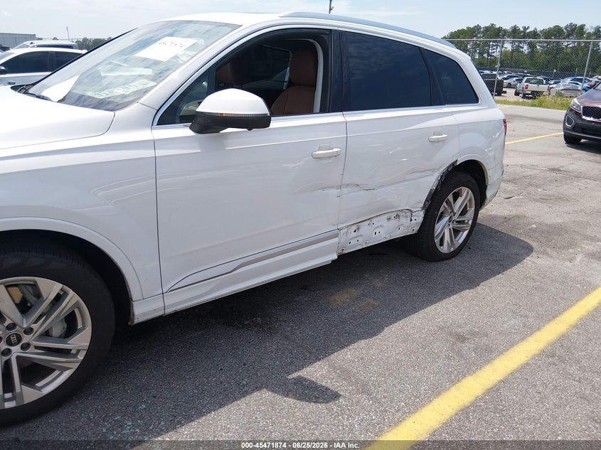 2022 Audi Q7 VIN WA1LXBF79ND018709 IAAI salvage auction — LEFT SIDE, Salvage Title, sold $16,200 on 2026-07-29 (photo 6)