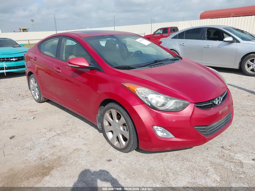 2013 Hyundai Elantra VIN KMHDH4AE1DU974088 IAAI salvage auction — SUSPENSION, Salvage (Texas), sold $475 on 2026-07-29 (photo 1)