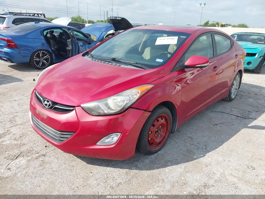 2013 Hyundai Elantra VIN KMHDH4AE1DU974088 IAAI salvage auction — SUSPENSION, Salvage (Texas), sold $475 on 2026-07-29 (photo 2)