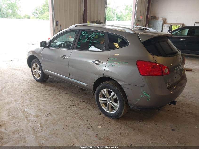 2015 Nissan VIN JN8AS5MVXFW262247 IAAI salvage auction — LEFT SIDE, Clear (Michigan), sold $425 on 2026-07-14 (photo 3)