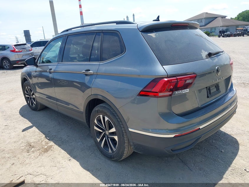 2023 Volkswagen Tiguan VIN 3VVRB7AX9PM076718 IAAI salvage auction — FRONT END, Salvage Title, sold $7,200 on 2026-08-12 (photo 3)
