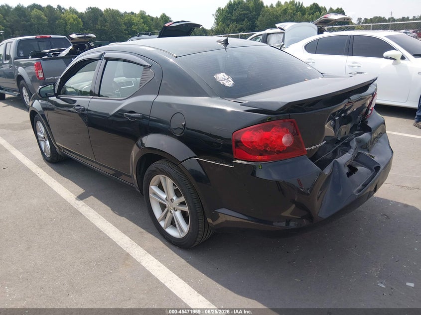 2012 Dodge Avenger VIN 1C3CDZCB4CN253479 IAAI salvage auction — REAR END, Salvage (North Carolina), sold $625 on 2026-07-29 (photo 3)