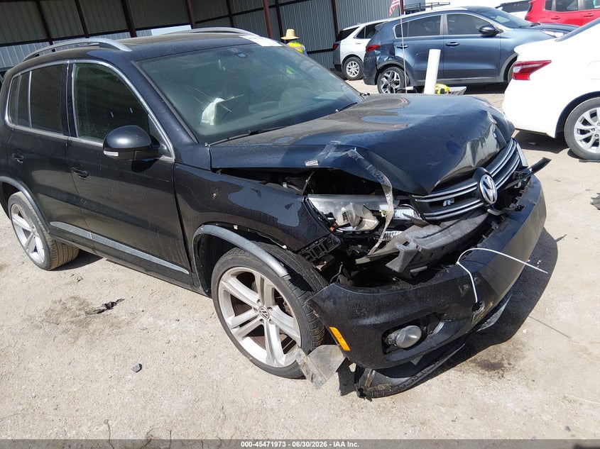 2014 Volkswagen Tiguan VIN WVGAV3AX4EW537697 IAAI salvage auction — FRONT END, Salvage Title, sold $750 on 2026-08-13 (photo 1)