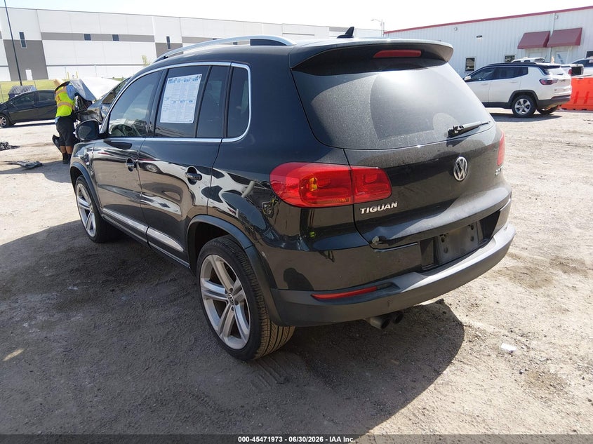 2014 Volkswagen Tiguan VIN WVGAV3AX4EW537697 IAAI salvage auction — FRONT END, Salvage Title, sold $750 on 2026-08-13 (photo 3)