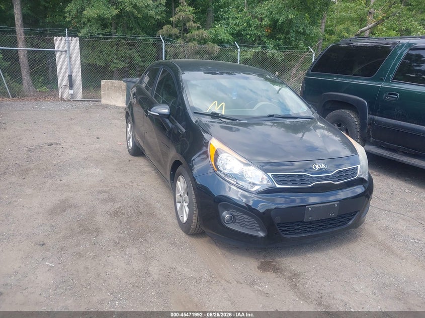 2014 Kia Rio VIN KNADN5A37E6415858 IAAI salvage auction — NORMAL WEAR, Clear (Maryland), sold $400 on 2026-07-22 (photo 1)