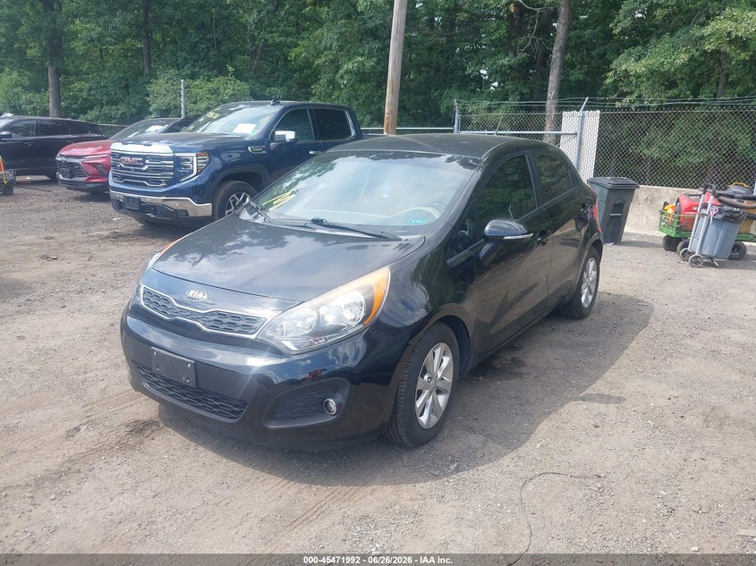 2014 Kia Rio VIN KNADN5A37E6415858 IAAI salvage auction — NORMAL WEAR, Clear (Maryland), sold $400 on 2026-07-22 (photo 2)