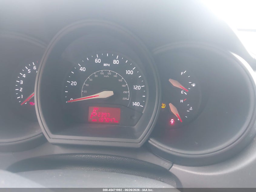 2014 Kia Rio VIN KNADN5A37E6415858 IAAI salvage auction — NORMAL WEAR, Clear (Maryland), sold $400 on 2026-07-22 (photo 7)