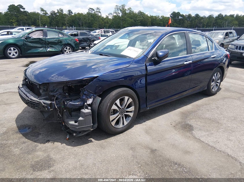 2013 Honda Accord VIN 1HGCR2F33DA098832 IAAI salvage auction — FRONT END, Salvage (South Carolina), sold $1,350 on 2026-07-19 (photo 2)