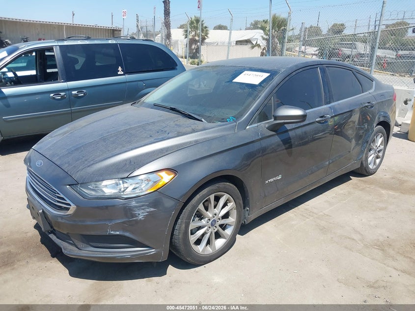 2017 Ford Fusion VIN 3FA6P0LU1HR286155 IAAI salvage auction — LEFT SIDE, Clear - Dealer Only (California), sold $550 on 2026-07-09 (photo 2)