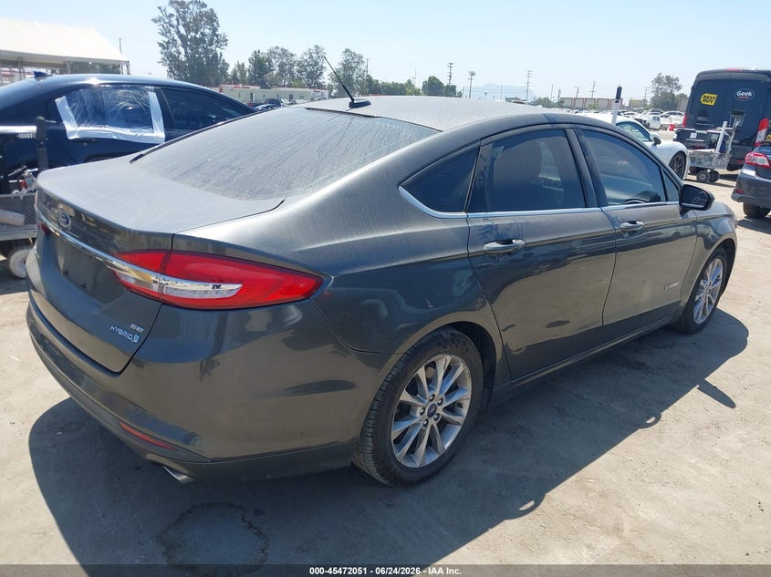 2017 Ford Fusion VIN 3FA6P0LU1HR286155 IAAI salvage auction — LEFT SIDE, Clear - Dealer Only (California), sold $550 on 2026-07-09 (photo 4)