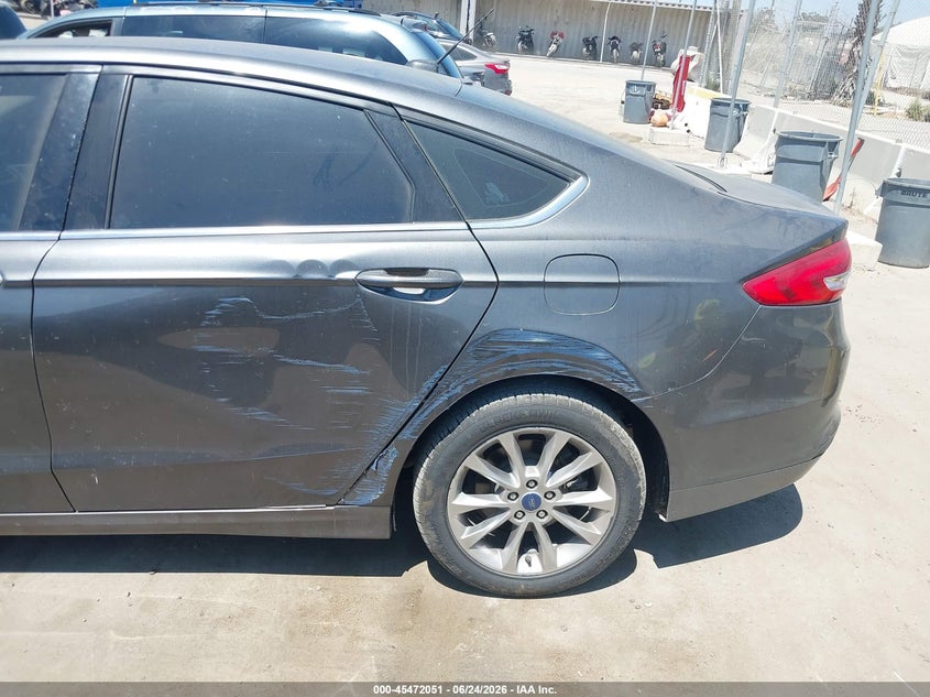 2017 Ford Fusion VIN 3FA6P0LU1HR286155 IAAI salvage auction — LEFT SIDE, Clear - Dealer Only (California), sold $550 on 2026-07-09 (photo 6)
