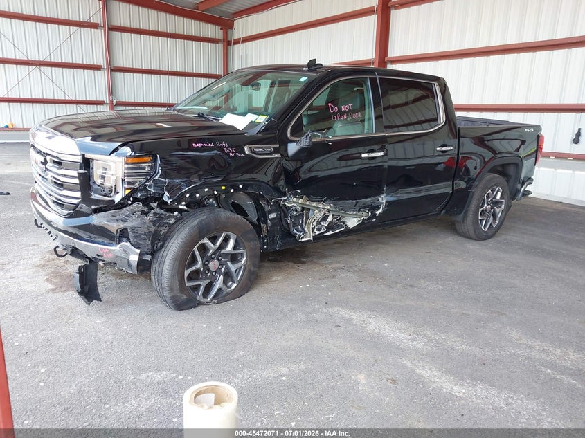 2022 Gmc VIN 1GTUUDED4NZ535814 IAAI salvage auction — LEFT FRONT, Mv-907A (New York), sold $10,400 on 2026-07-09 (photo 2)