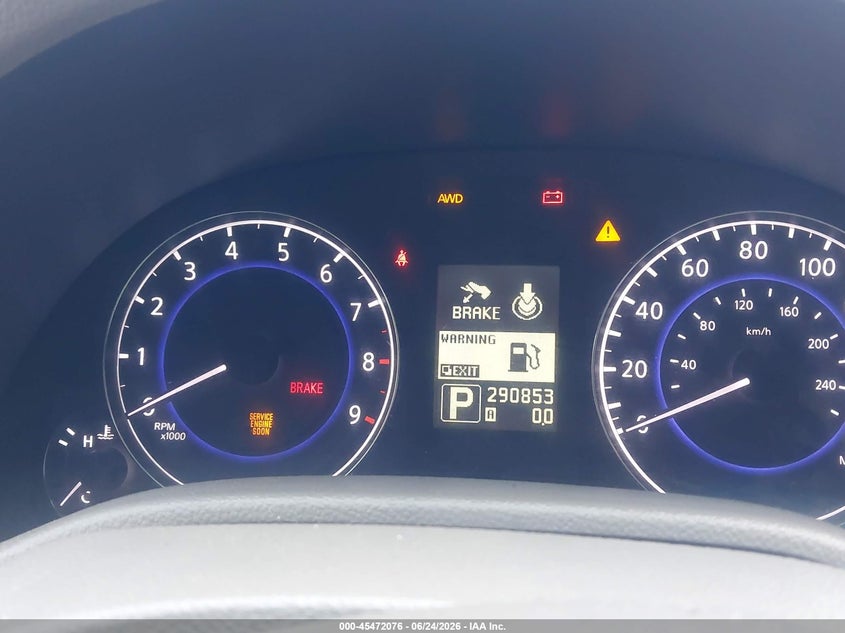 2011 Infiniti G VIN JN1CV6AR9BM350515 IAAI salvage auction — NORMAL WEAR, Clear (New York), sold $575 on 2026-07-28 (photo 7)