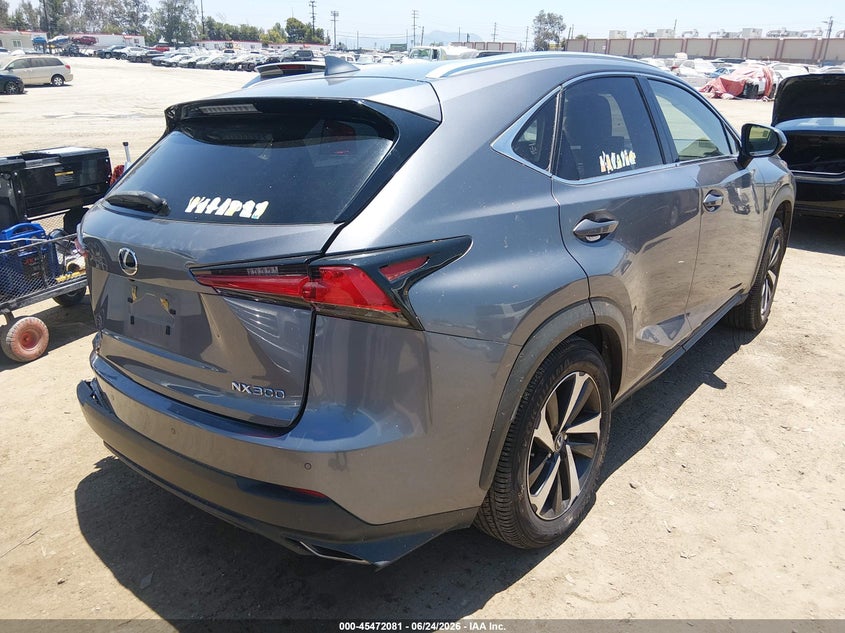 2021 Lexus Nx VIN JTJGARBZ1M2187686 IAAI salvage auction — LEFT REAR, Salvage (California), sold $8,325 on 2026-07-29 (photo 4)