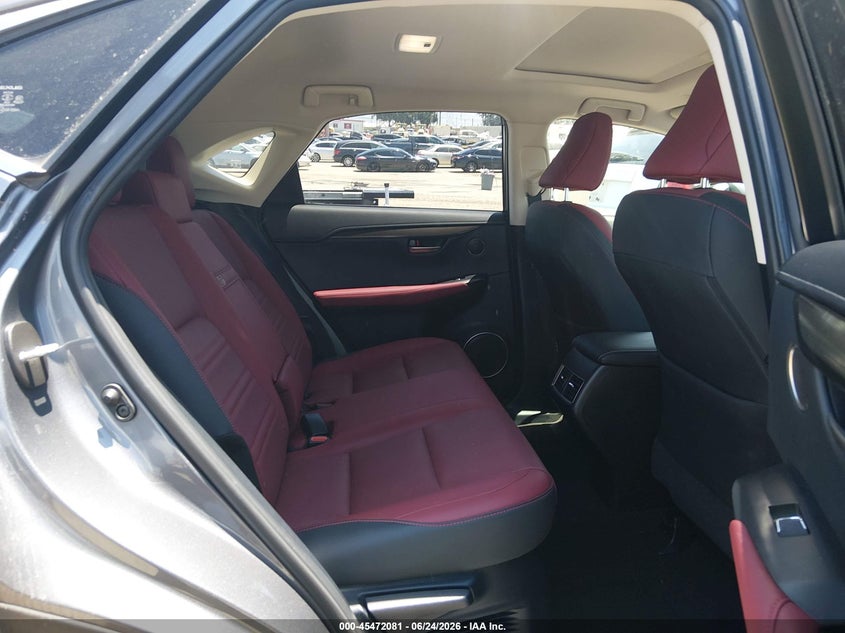 2021 Lexus Nx VIN JTJGARBZ1M2187686 IAAI salvage auction — LEFT REAR, Salvage (California), sold $8,325 on 2026-07-29 (photo 8)