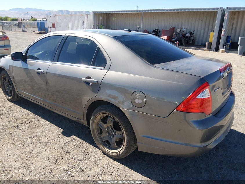 2011 Ford Fusion VIN 3FAHP0HA3BR281117 IAAI salvage auction — LEFT REAR, Salvage (California), sold $375 on 2026-07-09 (photo 3)