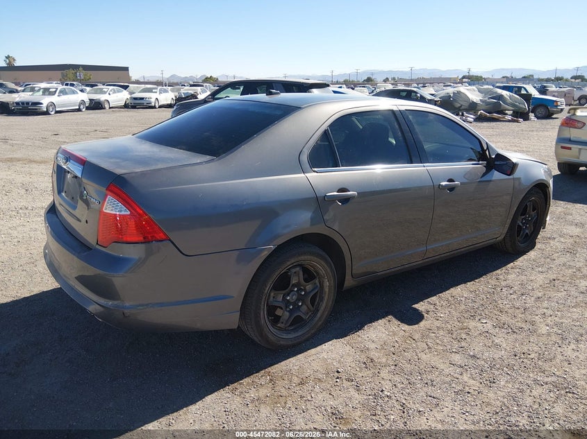2011 Ford Fusion VIN 3FAHP0HA3BR281117 IAAI salvage auction — LEFT REAR, Salvage (California), sold $375 on 2026-07-09 (photo 4)