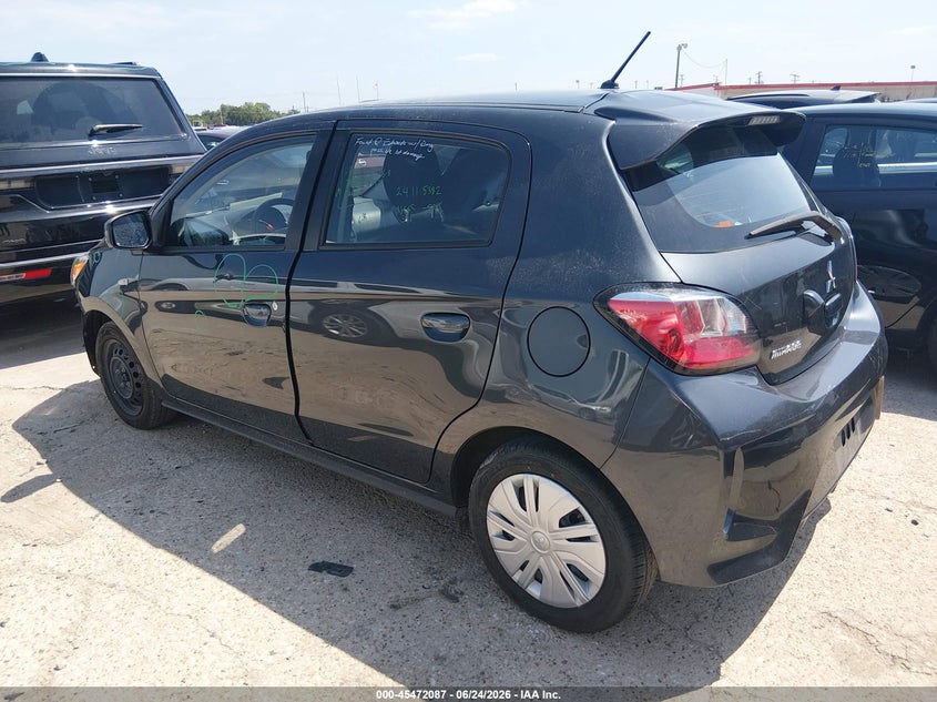 2024 Mitsubishi Mirage VIN ML32AUHJ1RH022066 IAAI salvage auction — FRONT END, Enterprise Vehicles Clear Only (Texas), sold $7,700 on 2026-07-06 (photo 3)