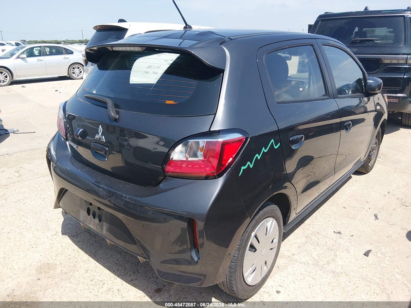 2024 Mitsubishi Mirage VIN ML32AUHJ1RH022066 IAAI salvage auction — FRONT END, Enterprise Vehicles Clear Only (Texas), sold $7,700 on 2026-07-06 (photo 4)