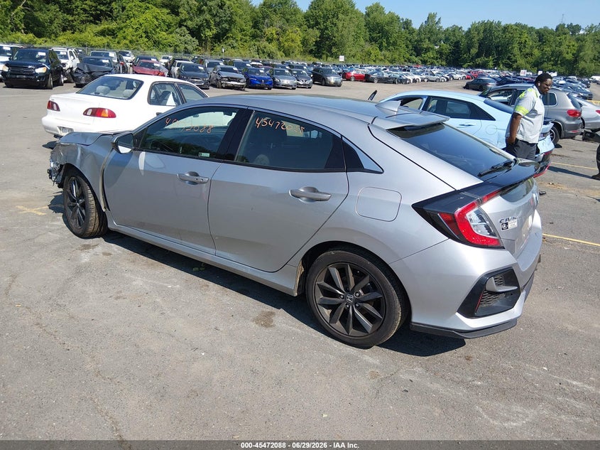 2021 Honda Civic VIN SHHFK7H62MU425876 IAAI salvage auction — LEFT FRONT, Salvage (Connecticut), sold $5,000 on 2026-07-30 (photo 3)
