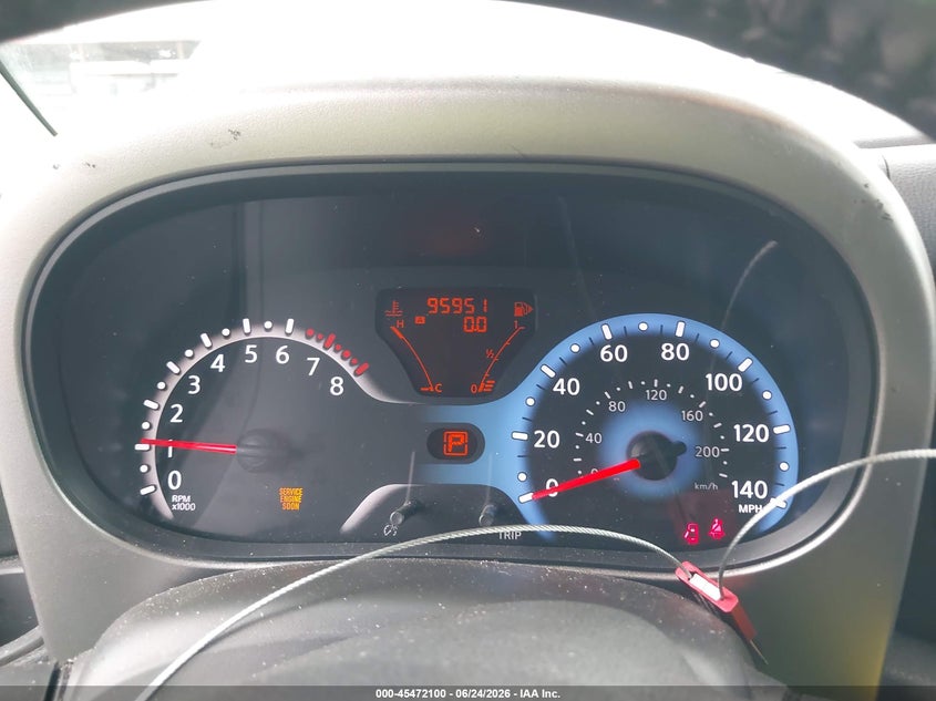2010 Nissan Cube VIN JN8AZ2KR2AT164906 IAAI salvage auction — NORMAL WEAR, Clear (Tennessee), sold $325 on 2026-07-21 (photo 7)