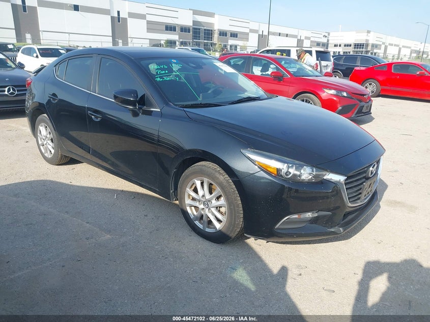 2018 Mazda 3 VIN 3MZBN1U70JM194192 IAAI salvage auction — REAR END, Original (Texas), sold $2,700 on 2026-08-01 (photo 1)