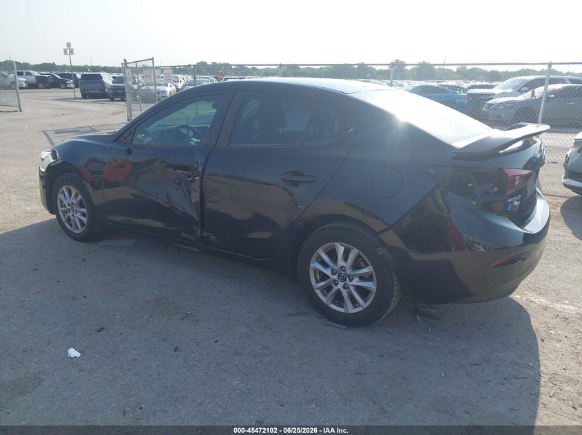 2018 Mazda 3 VIN 3MZBN1U70JM194192 IAAI salvage auction — REAR END, Original (Texas), sold $2,700 on 2026-08-01 (photo 3)