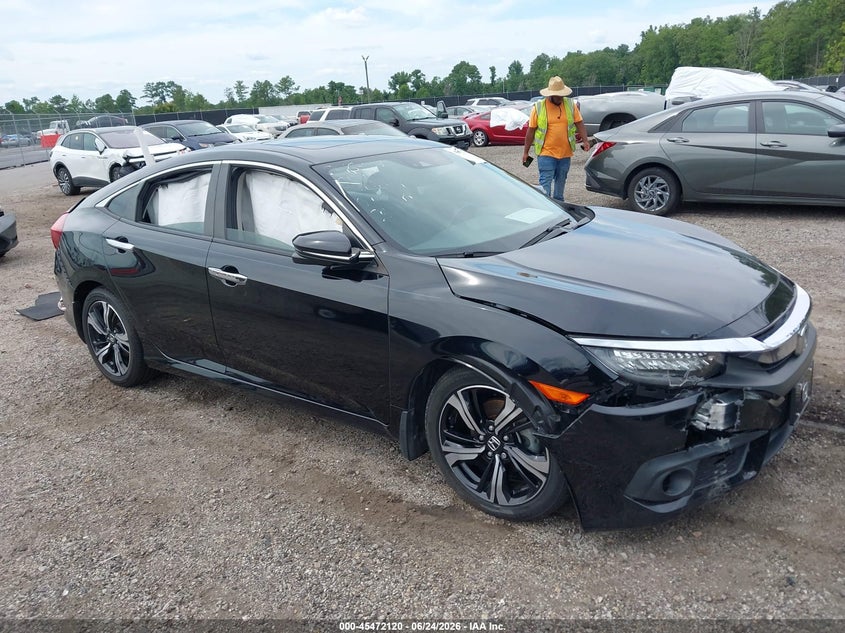 2018 Honda Civic VIN JHMFC1F91JX018446 IAAI salvage auction — REAR END, Salvage (South Carolina), sold $25 on 2026-07-29 (photo 1)