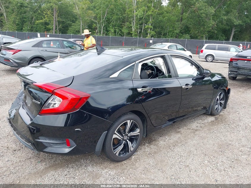 2018 Honda Civic VIN JHMFC1F91JX018446 IAAI salvage auction — REAR END, Salvage (South Carolina), sold $25 on 2026-07-29 (photo 4)