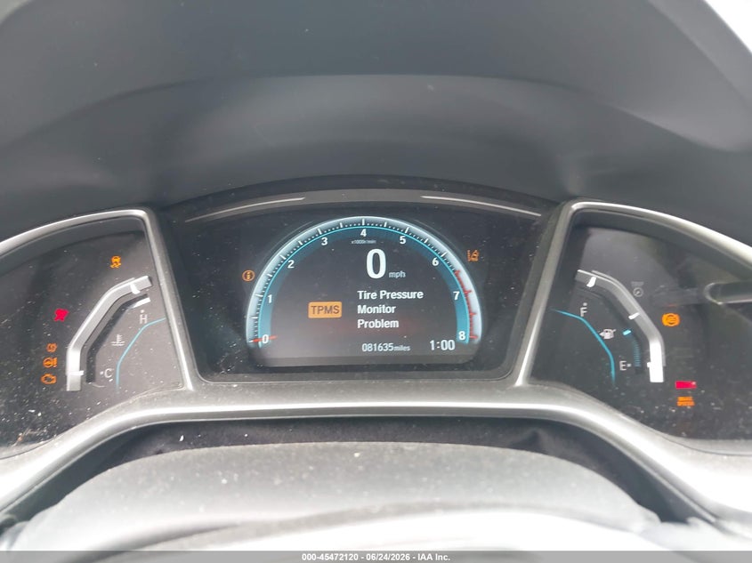 2018 Honda Civic VIN JHMFC1F91JX018446 IAAI salvage auction — REAR END, Salvage (South Carolina), sold $25 on 2026-07-29 (photo 7)