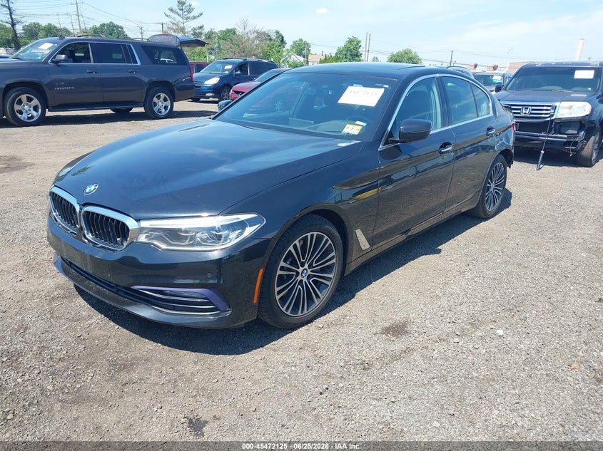 2017 BMW 5er VIN WBAJE7C37HG479229 IAAI salvage auction — LEFT REAR, Salvage (New Jersey), sold $6,400 on 2026-08-03 (photo 2)