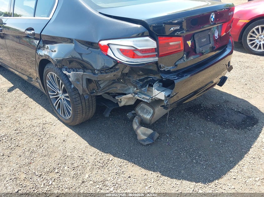 2017 BMW 5er VIN WBAJE7C37HG479229 IAAI salvage auction — LEFT REAR, Salvage (New Jersey), sold $6,400 on 2026-08-03 (photo 6)