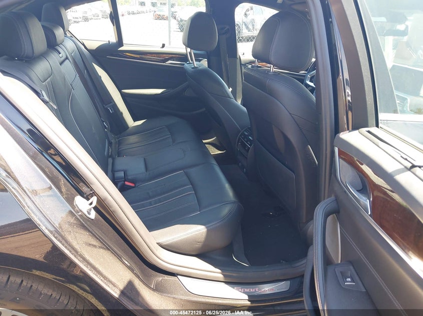 2017 BMW 5er VIN WBAJE7C37HG479229 IAAI salvage auction — LEFT REAR, Salvage (New Jersey), sold $6,400 on 2026-08-03 (photo 8)