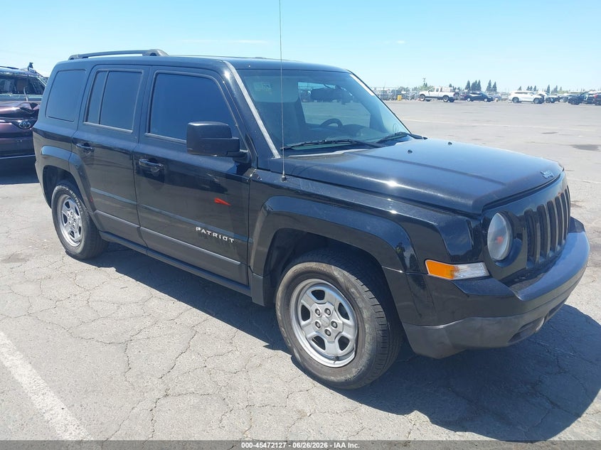 2016 Jeep Liberty (patriot) VIN 1C4NJPBA8GD537266 IAAI salvage auction — SIDE, Salvage (California), sold $1,000 on 2026-07-09 (photo 1)