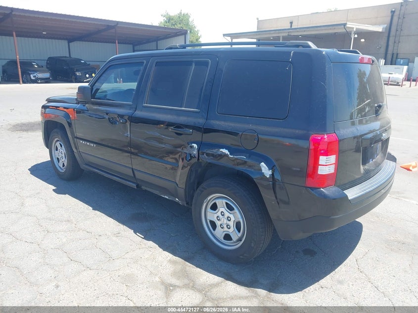 2016 Jeep Liberty (patriot) VIN 1C4NJPBA8GD537266 IAAI salvage auction — SIDE, Salvage (California), sold $1,000 on 2026-07-09 (photo 3)