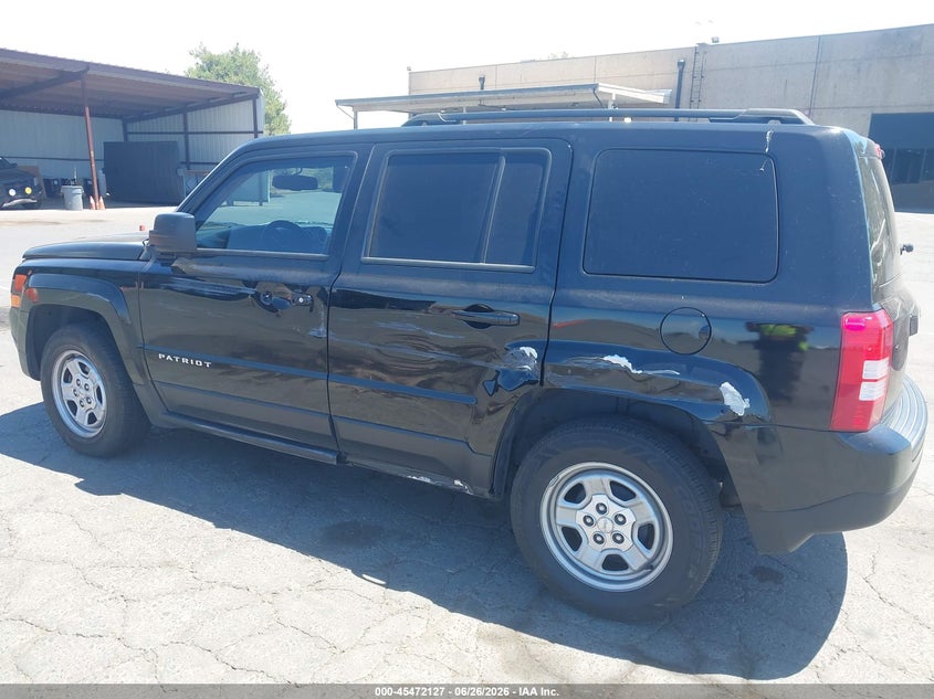 2016 Jeep Liberty (patriot) VIN 1C4NJPBA8GD537266 IAAI salvage auction — SIDE, Salvage (California), sold $1,000 on 2026-07-09 (photo 6)