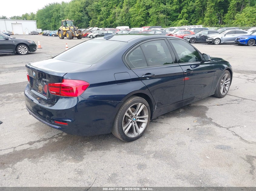 2016 BMW 3er VIN WBA8E3G55GNT78946 IAAI salvage auction — LEFT FRONT, Salvage (Connecticut), sold $1,800 on 2026-08-13 (photo 4)