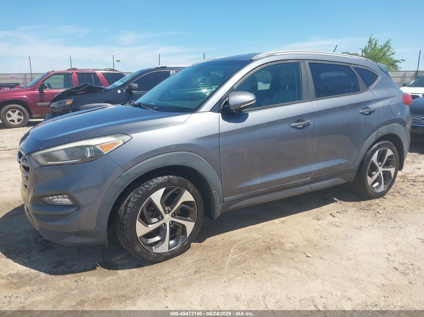 2016 Hyundai Tucson VIN KM8J33A27GU179164 IAAI salvage auction — NORMAL WEAR, Clear (Florida), sold $3,150 on 2026-07-28 (photo 2)