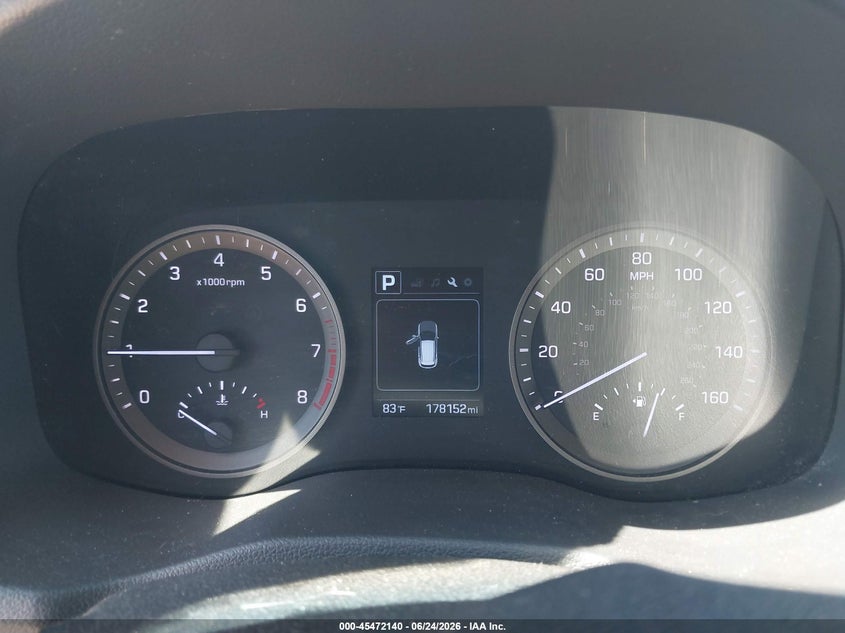 2016 Hyundai Tucson VIN KM8J33A27GU179164 IAAI salvage auction — NORMAL WEAR, Clear (Florida), sold $3,150 on 2026-07-28 (photo 7)