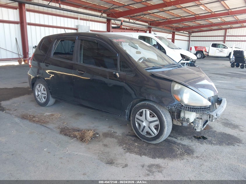 2007 Honda Fit VIN JHMGD38427S018542 IAAI salvage auction — FRONT END, Salvage (California), sold $25 on 2026-07-28 (photo 1)