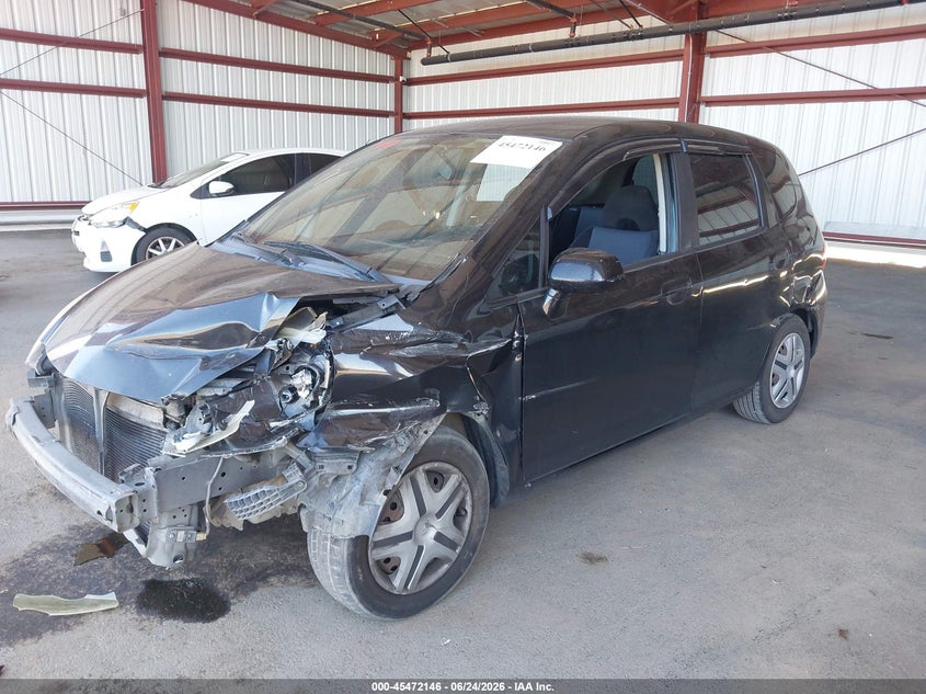 2007 Honda Fit VIN JHMGD38427S018542 IAAI salvage auction — FRONT END, Salvage (California), sold $25 on 2026-07-28 (photo 6)