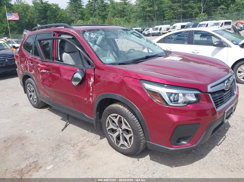 2019 Subaru Forester VIN JF2SKAEC7KH461424 IAAI salvage auction — SIDE, Salvage (Massachusetts), sold $1,675 on 2026-07-24 (photo 1)