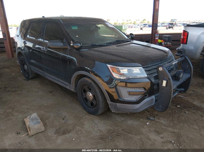 2016 Ford Police interceptor utility VIN 1FM5K8AR6GGC08070 — IAAI salvage auction photo