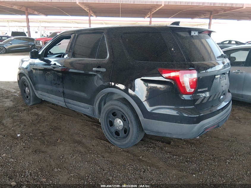 2016 Ford Police interceptor utility VIN 1FM5K8AR6GGC08070 IAAI salvage auction — NORMAL WEAR, Clear-Dealer Only (Arizona), sold $1,000 on 2026-07-14 (photo 3)