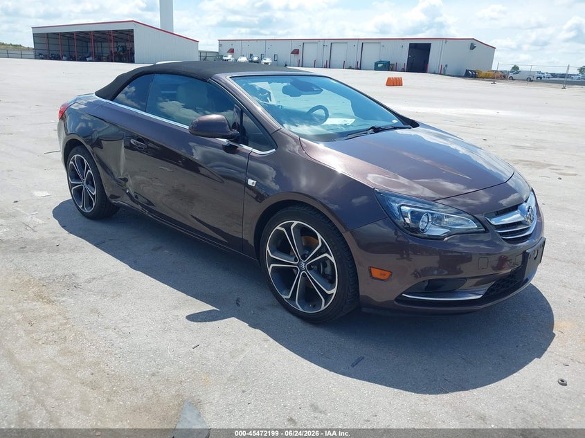 2017 Buick Cascada VIN W04WH3N53HG017381 IAAI salvage auction — SIDE, Salvage Title, sold $900 on 2026-07-28 (photo 1)