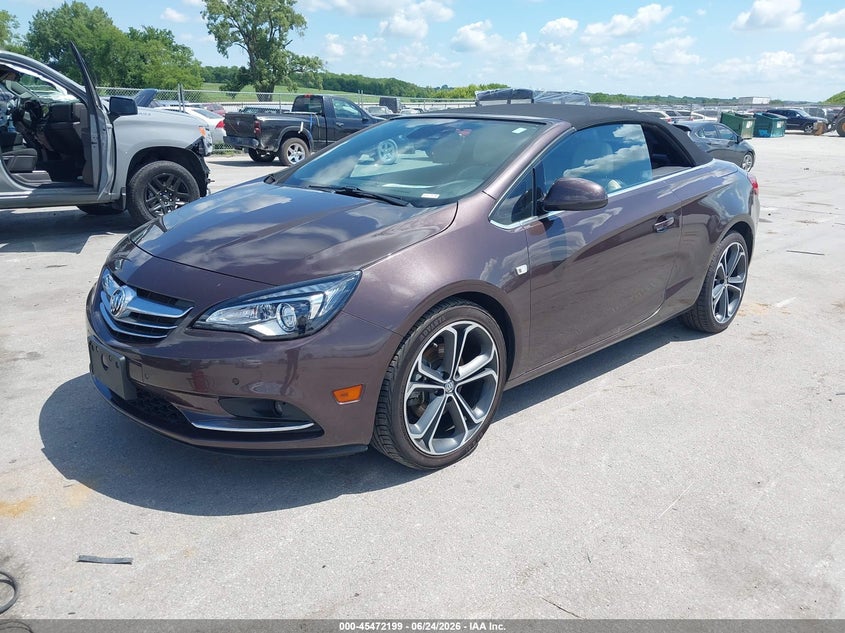 2017 Buick Cascada VIN W04WH3N53HG017381 IAAI salvage auction — SIDE, Salvage Title, sold $900 on 2026-07-28 (photo 2)